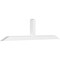Ekena Millwork Portland Architectural Grade PVC Gable Bracket, 84"W x 21"H x 4"D x 4"F, 6/12 Pitch GBP084X21X0404POR00 - alternate 1